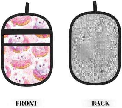 Kitten Pink Donut Sweet Cat Dessert Pet Hair Removal Glove For Cats Dogs - Image 2