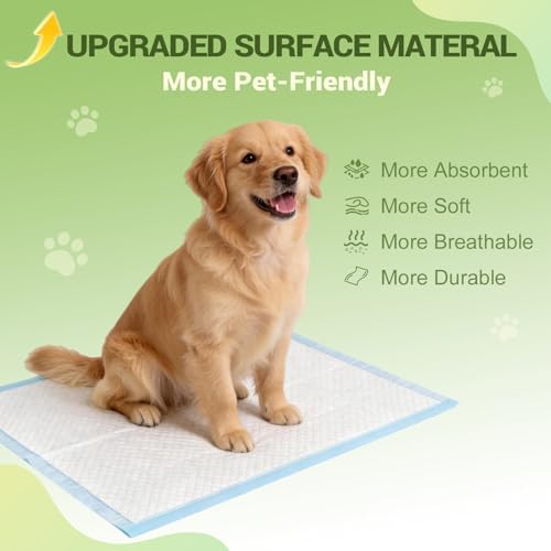 IMMCUTE 100 Count Premium Puppy Pads, 22"x23" Dog Pee Pads – Ultra-Soft Heat-Sealed, 6-Layer Leak-Proof & Super Absorbent Potty Training Pads for Dogs, Cats, Pets | Crate Training & Indoor Use, Blue - Image 2