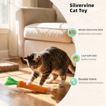 VORAPETIS Catnip Toys for Cats, 5 Pack Interactive Cat Toy Set - Image 3