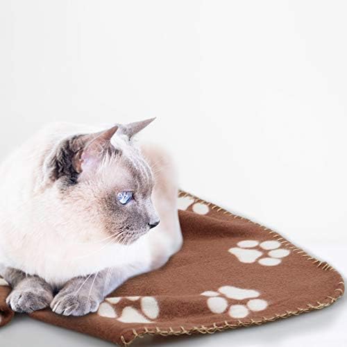 Comsmart Dog Blankets, 6 Pack Fleece Pet Blankets, 24x28 Inches, Brown - Image 6