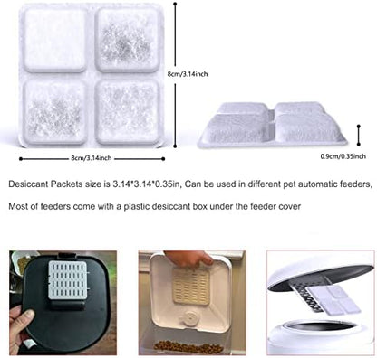 12-Pack Pet Food Desiccant Bag For Petlibro Automatic Cat dog Feeders, Keep Pet Food Dry and Fresh - Image 2