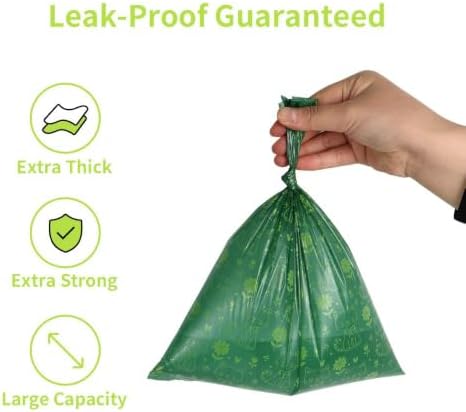 Dog Poop Bags with Dispenser Pet Waste Bags, 12 Rolls (180 Counts Total) - Image 6