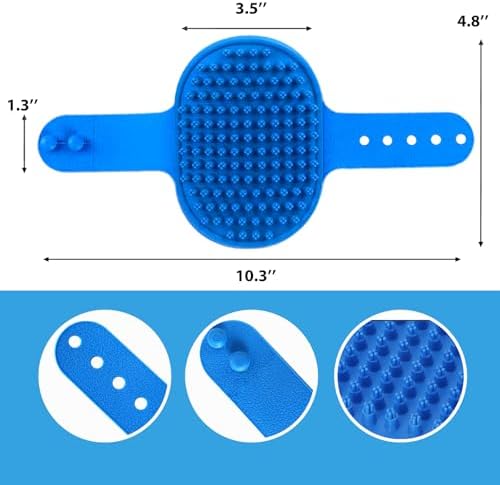NVNAN Pet Shampoo Brush and Massage Bath Brush - Image 2