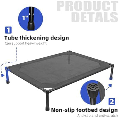 Simple Trending Elevated Dog Bed for Large Dogs, Waterproof Raised Dog Cot - Image 5