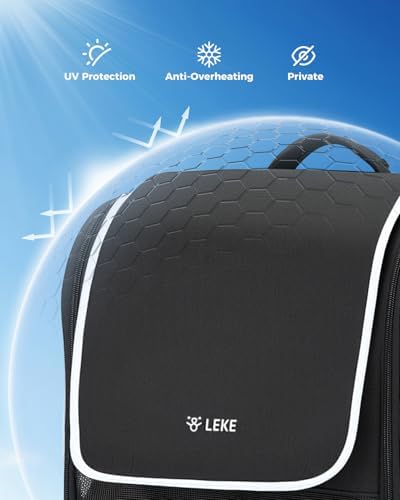 Lekereise Cat Backpack Carrier,Cat Bubble Backpack Large Space Bubble Pet Backpack for Kitty Small Dog,Expandable Bubble Pet Carrier for Hiking, Walking,Travel - Image 6