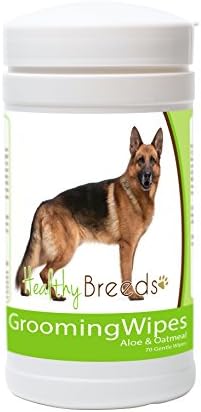 Healthy Breeds German Shepherd Grooming Wipes 70 Count by HealthyBreeds