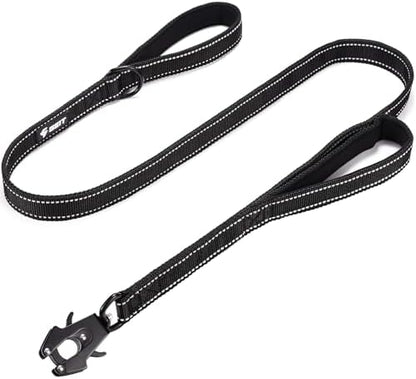 GEIT 2 Padded Handles Heavy Duty Dog Leash for Small Medium and Large Dogs by GEIT