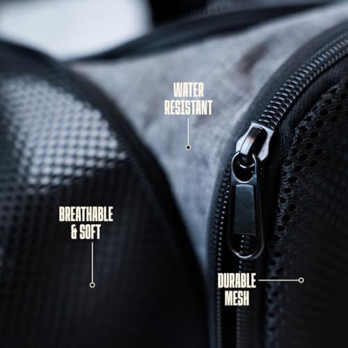 Soft Sided Pet Carrier for Small Dogs & Cats (Up to 9 lbs) – Airline Approved Underseat Travel Bag with Breathable Mesh, Luggage Strap & Washable Mat – Compact & Lightweight, Grey - Image 3