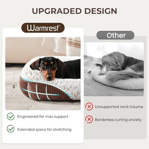 Cute Dog Bed for Small Medium Dogs,Washable Cat Beds, 20in - Image 4