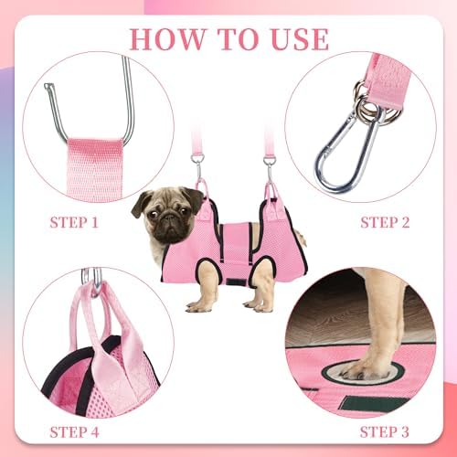 PatiencET Dog Grooming Hammock Kit - Image 4