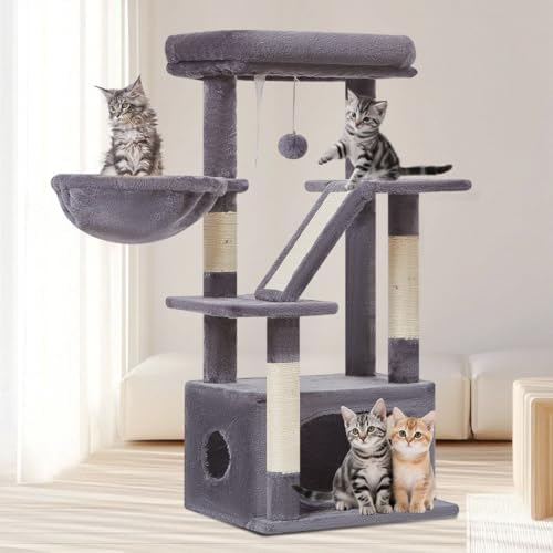 Taoqimiao Cat Tree, 38.5In Cat Tower for Indoor Cats, Suitable for Kittens by Taoqimiao