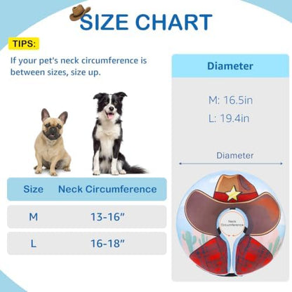 SCENEREAL Dog Cone Alternative After Surgery Donut Collar, Soft Inflatable - Image 2