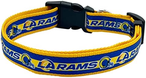NEW & Improved Pets First NFL Los Angeles Rams Licensed PET Collar, X-Large - Heavy-Duty, Strong, and Durable NEW Dog Collar. Available in 32 Football Teams and 4 Sizes by PETSFIRST