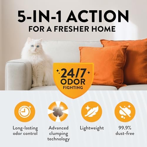 ARM & HAMMER HardBall Clumping Cat Litter, Garden Bloom, 8.5 Lbs - Image 2