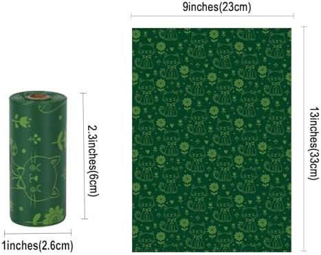 Dog Poop Bags with Dispenser Pet Waste Bags, 12 Rolls (180 Counts Total) - Image 5