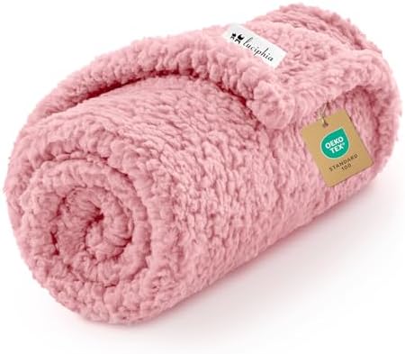Luciphia Ultra Soft Sherpa Fleece Dog Puppy Cat Blanket for Small Pets by luciphia