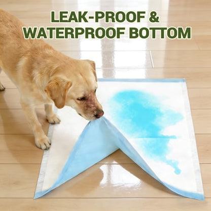 IMMCUTE 100 Count Premium Puppy Pads, 22"x23" Dog Pee Pads – Ultra-Soft Heat-Sealed, 6-Layer Leak-Proof & Super Absorbent Potty Training Pads for Dogs, Cats, Pets | Crate Training & Indoor Use, Blue - Image 3