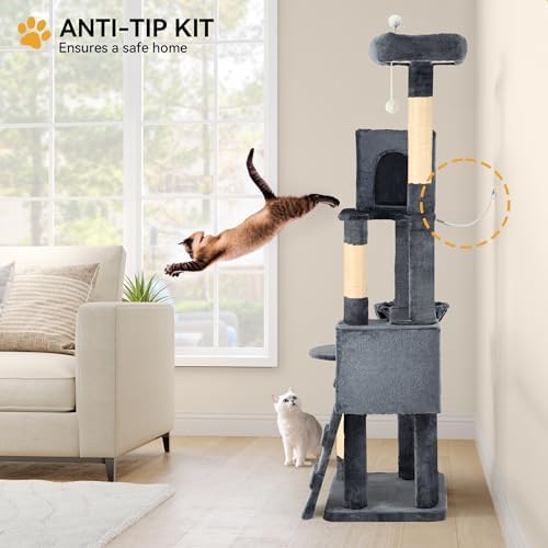 YITAHOME 70.8 inch Cat Trees for Large Cats - Image 3