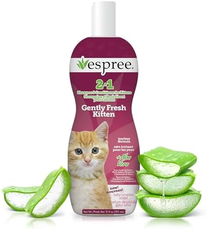 Espree Gentle Fresh Kitten Shampoo & Conditioner, Cat Shampoo, 12oz by Espree