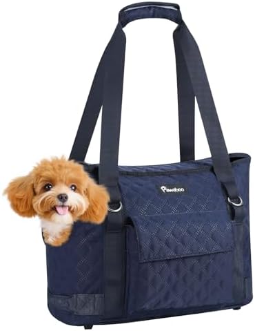 Pawaboo Dog Purse Carrier for Small Dogs with Pocket,Up to 11Lbs by Pawaboo