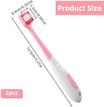 2 Pcs Small Dog Toothbrush, Cat Tooth Brush & Puppy Toothbrush - Image 2
