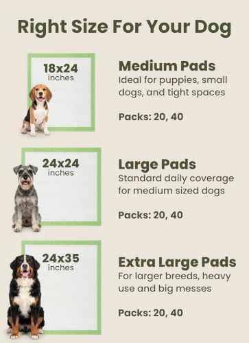 Pogi’s Puppy Pads with Sticky Tabs – Medium, Super Absorbent, Odor Blocking, 40-Count (18x24in) - Image 5