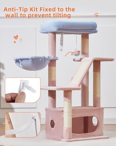 Taoqimiao Cat Tree, 38.5In Cat Tower for Indoor Cats, Suitable for Kittens - Image 6
