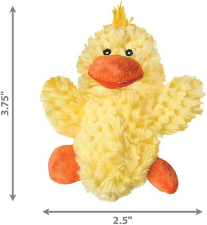 KONG Dr. Noy's Platy Duck Plush Dog Toy [Set of 3]