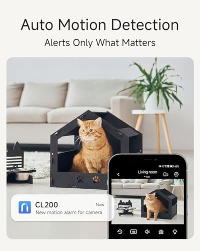 Noorio 2K Indoor Camera with Two-Way Video Calling,360° PTZ Pet Camera - Image 4