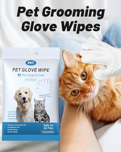 Dog Glove Wipes for Paws, Butt, Ears & Eyes, Pet Cleaning Wipes - Image 2