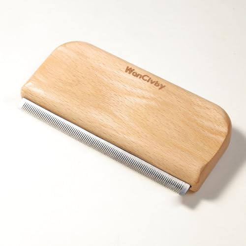 Undercoat Rake Dog Brush Dematting Comb cat shedding tool Dematting Tool Pet Brush Efficiently Detangle and Groom Coats for Large Medium Small Dogs and Cats Comb for Grooming Premium (L 5.31 inch) by Unknown