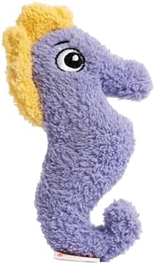 Interactive Catnip Cat Plush Toy, Ocean Theme, 5'', for All Breed Size Cats (Seahorse) by PuffyCrew