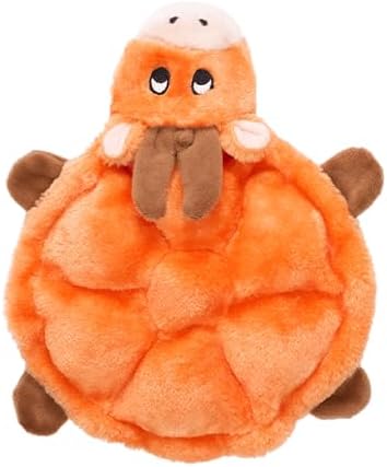 ZippyPaws Squeakie Crawler- No Stuffing Dog Toy to Keep Them Busy, for Small, Medium, & Large Dogs, Squeaky Pet Toy for Boredom, Unstuffed Chew Toy, Soft Plush Puppy Products, Moody the Moose- 12" - Image 2