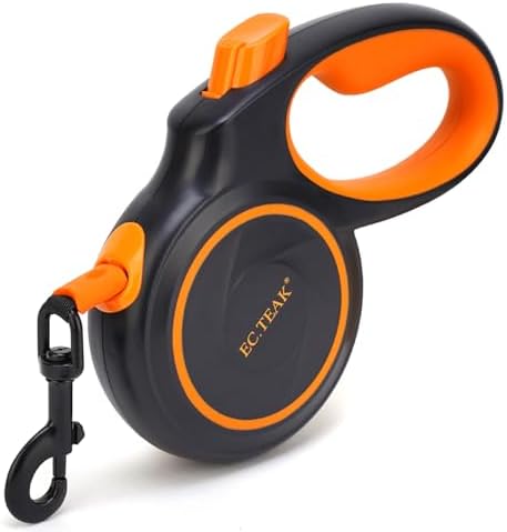 Retractable Dog Leash, Great Leash Retractable for Small/Medium/Large Dogs up to 110 lbs, Strong Nylon Tape, Tangle Free, One-Hand Brake - Image 4