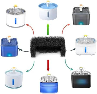 Replacement Cat Fountain Pump Sponge Filters, 6 Pack - Image 3