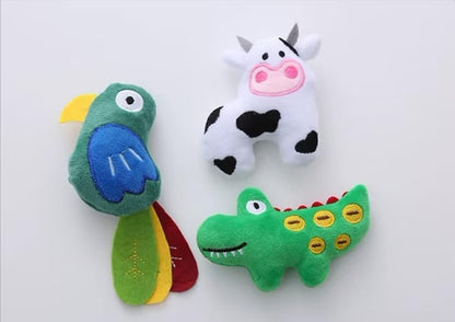 Catnip Toy, Cat Plush Chew Toy, Teeth Grinding Catnip Toy Cow Pet Supplies - Image 6