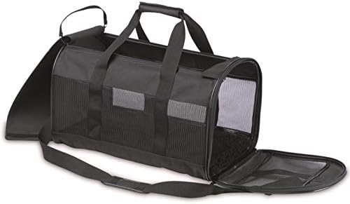 Petmate Kennel Cab Soft-Sided Dog & Cat Carrier, up to 10lbs, 17in, Black by Petmate
