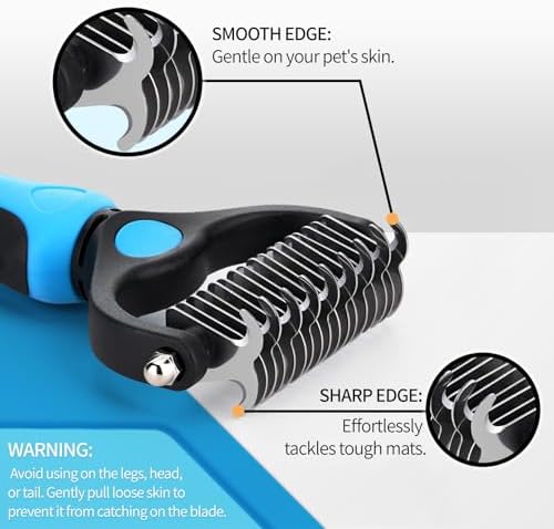 Pjordo Natural Dog Detangler Spray for Soften & Dematting Hair, Leave-in Conditioner Spray for All Breeds, Lavender Scent for Reducing Odors, Deshedding Brush & Metal Comb for Hair Brush - Image 6