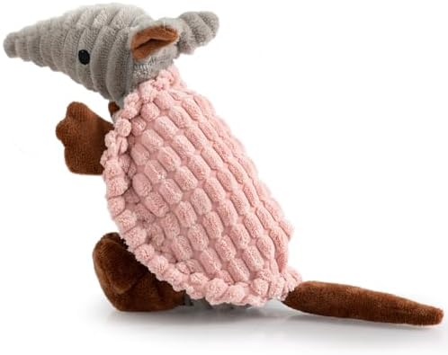Hollypet Armadillo Squeaky Puppy Dog Toys for Small Medium Dogs, 8" by Hollypet