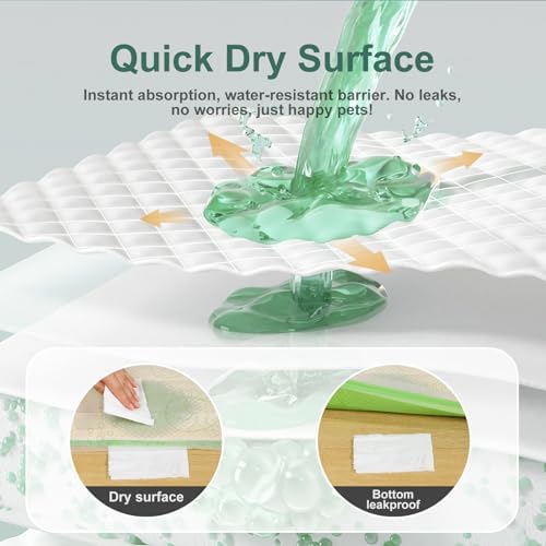 Dog Pee Pads with Adhesive Strips 50Count, 19"X30" Extra Large Disposable Pee Pads for Dogs, Non-Slip Puppy Training Pads for Crate/Cage/Carrier - Image 3