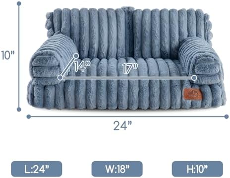 Hollypet Small Dog Large Cat Bed Puppy Couch Beds for Pets up to 25 lbs - Image 3