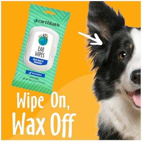 Earthbath Ear Wipes Witch Hazel & Chamomile 30 Wipes - Image 3
