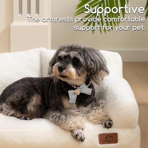 Hollypet Small Dog Large Cat Bed Puppy Couch Beds for Pets up to 25 lbs - Image 4