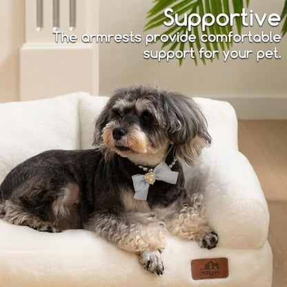 Hollypet Small Dog Large Cat Bed Puppy Couch Beds for Pets up to 25 lbs - Image 4