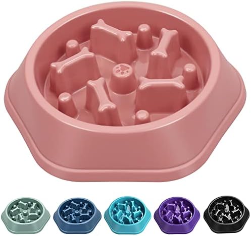 UPSKY Slow Feeder Dog Bowl Anti-Chocking Slower Feeding Pet Puzzle Bowls by UPSKY