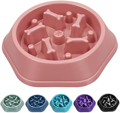 UPSKY Slow Feeder Dog Bowl Anti-Chocking Slower Feeding Pet Puzzle Bowls by UPSKY