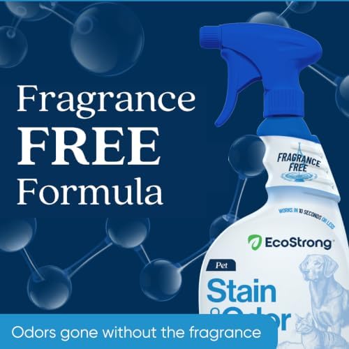 Eco Strong Pet Stain and Odor Remover - Cat Urine Enzyme Cleaner, Urine Destroyer for Dogs, Pet Urine Enzyme Cleaner [All New Fragrance Free] - 32oz - Image 2