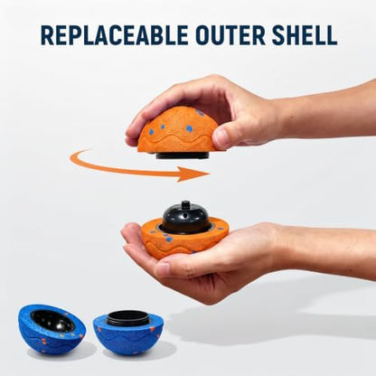 Interactive Dog Ball Toys - Automatic Moving, Bouncing Chew Toys, Wicked Balls with 3 Modes, E-TPU Vibrating Dog Ball for Small/Medium/Large Dogs, Birthday Gifts for Dogs(Orange) - Image 6