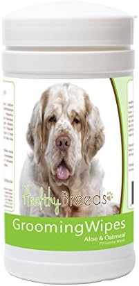Healthy Breeds Clumber Spaniel Grooming Wipes 70 Count by HealthyBreeds