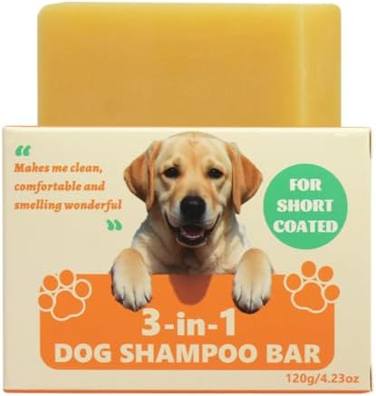 Dog Cleaning Soap Bar,All-Natural Formula for Deep Cleaning & Moisturizing,Gentle Pet Shampoo Bar for Soft, Fresh-Smelling Fur & Skin Care by T-shin